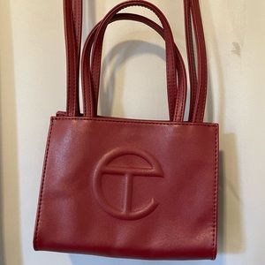 Small Oxblood Shopping Bag - Telfar